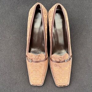 Coach Women's Brown Heels NWOB